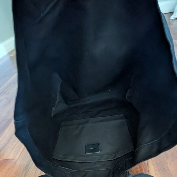 All Saints London Acari Spacious Durable Canvas Logo Tote Nwt ❤️ - Picture 7 of 12